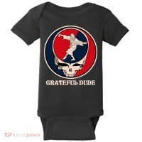 Grateful Dude Skull Baby Bodysuit thumb 0