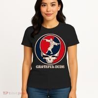 Grateful Dude Skull Women's T-Shirt thumb 4