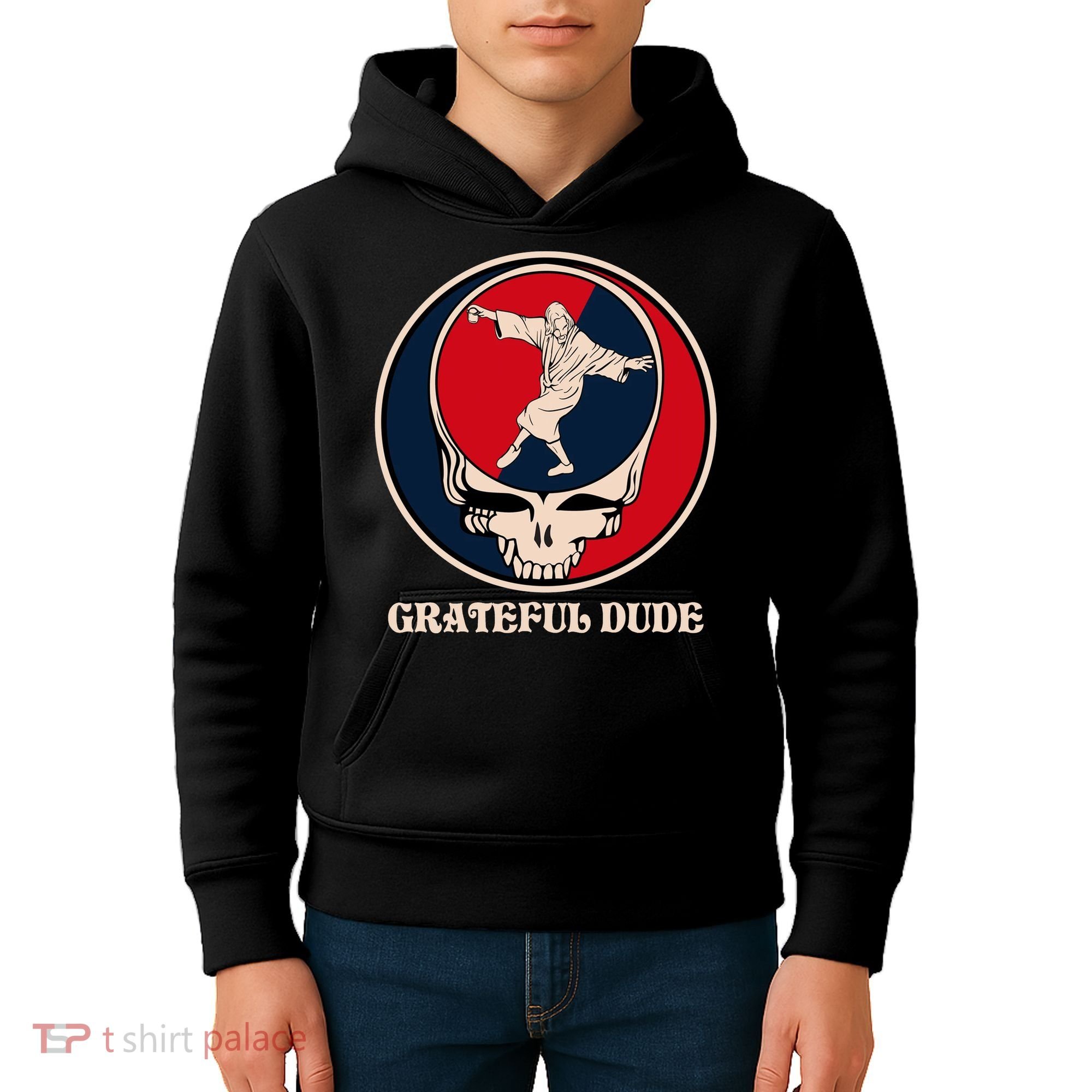 Grateful Dude Skull Kids Hoodie
