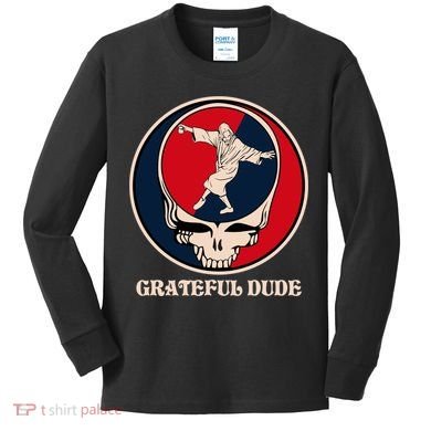 Grateful Dude Skull Kids Long Sleeve Shirt