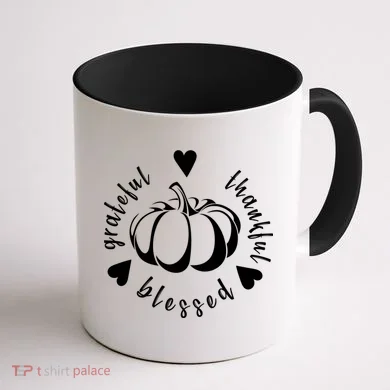 Grateful Faithful Blessed Coffee Mug back