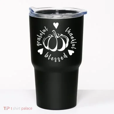 Grateful Faithful Blessed Tumbler