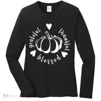 Grateful Faithful Blessed Women's Long Sleeve Shirt thumb 0