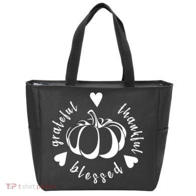 Grateful Faithful Blessed Tote Bag
