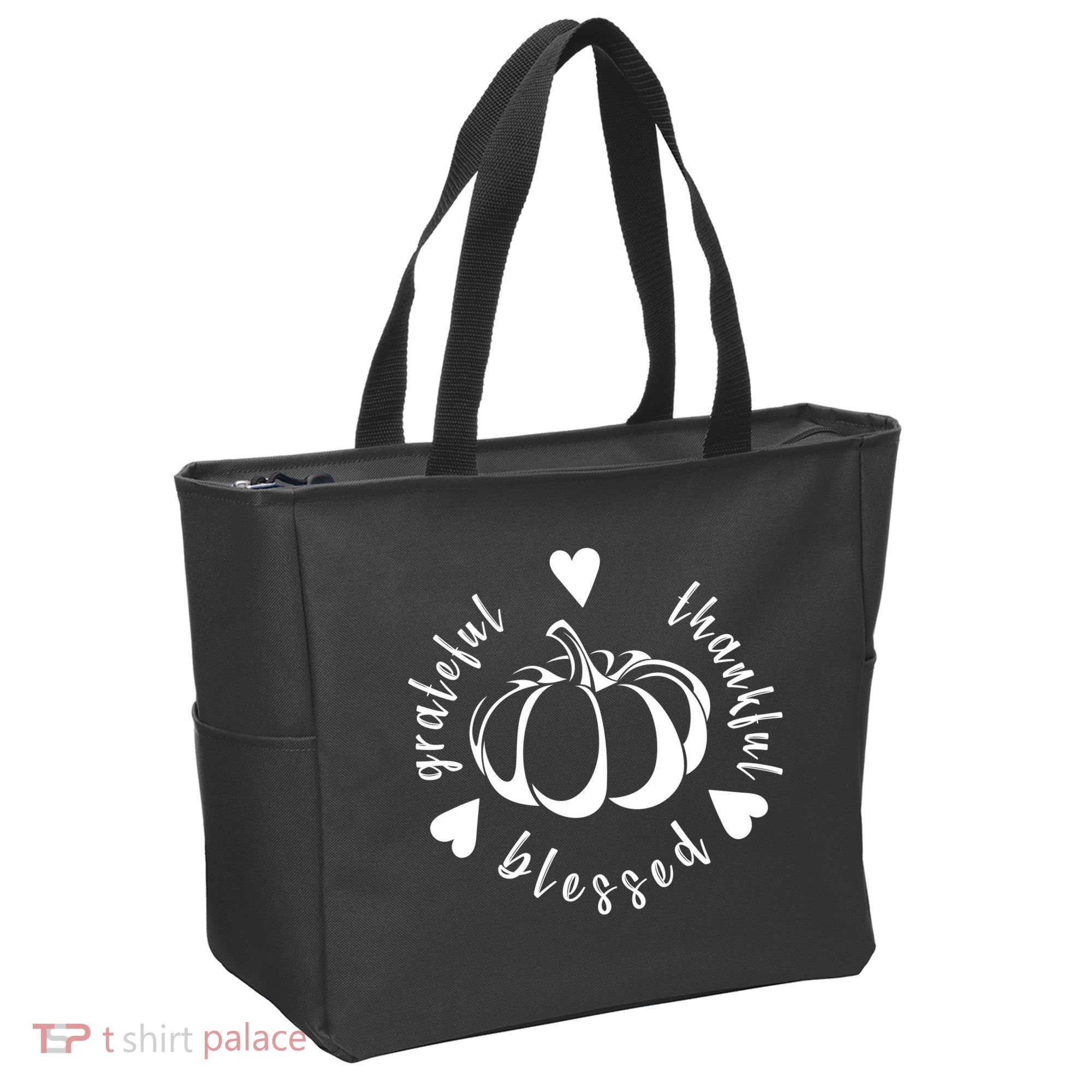 Grateful Faithful Blessed Tote Bag