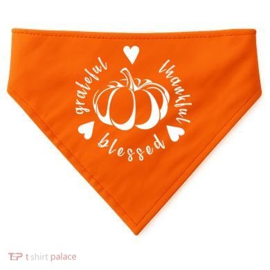Grateful Faithful Blessed USA-Made Doggie Bandana