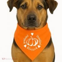 Grateful Faithful Blessed USA-Made Doggie Bandana thumb 1
