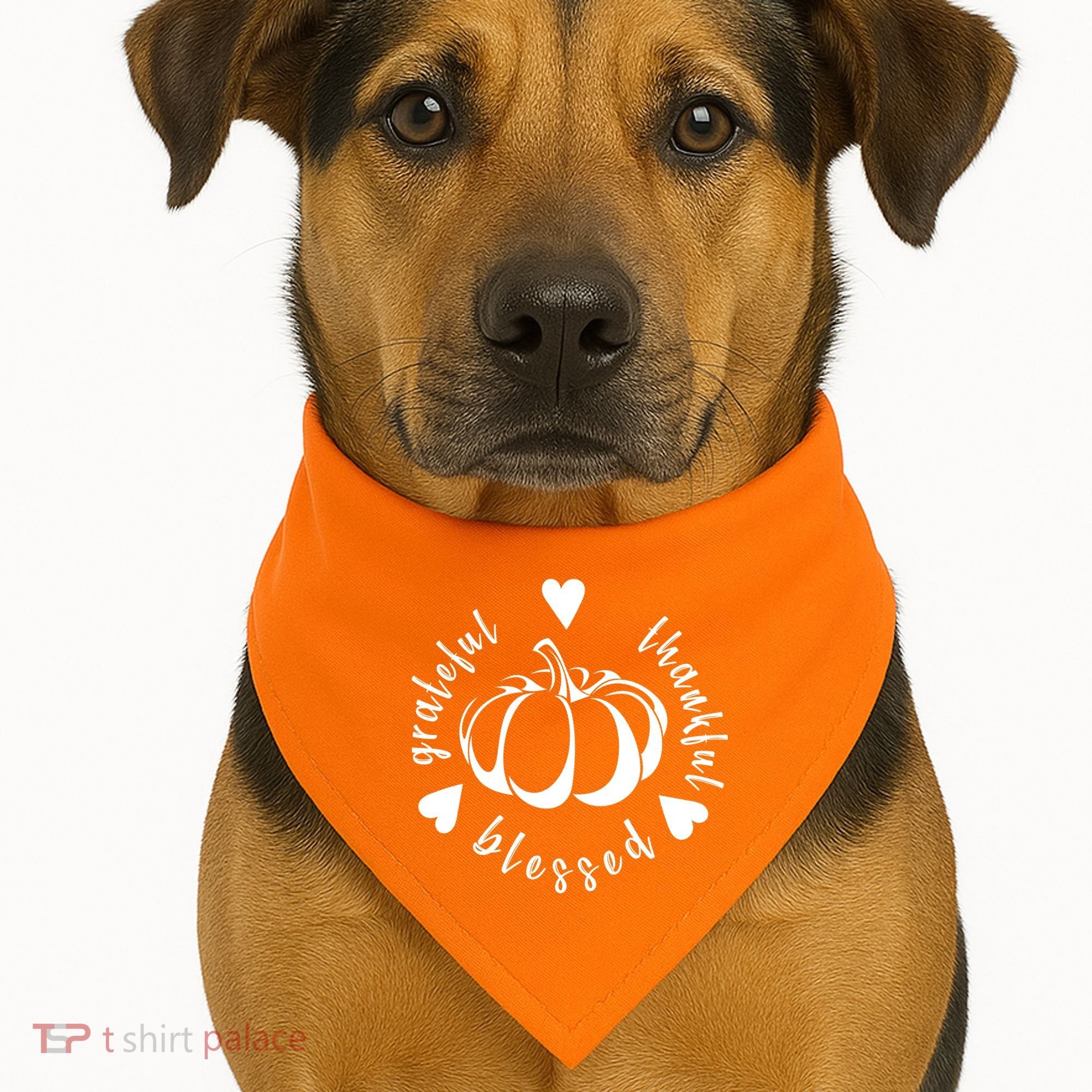 Grateful Faithful Blessed USA-Made Doggie Bandana