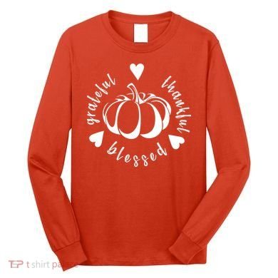 Grateful Faithful Blessed Long Sleeve Shirt