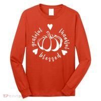 Grateful Faithful Blessed Long Sleeve Shirt thumb 0