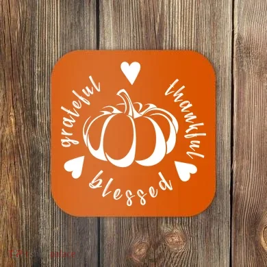 Grateful Faithful Blessed Coaster
