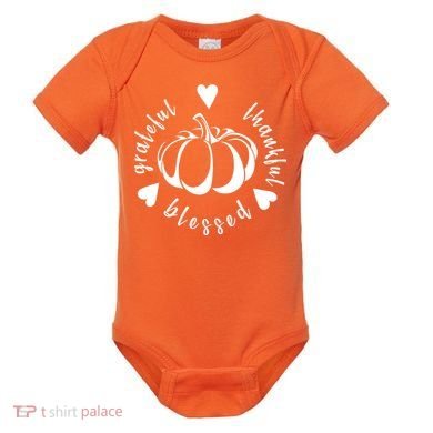 Grateful Faithful Blessed Baby Bodysuit