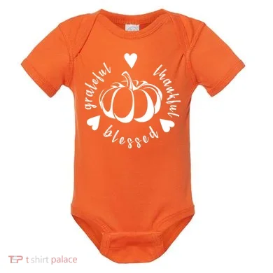 Grateful Faithful Blessed Baby Bodysuit