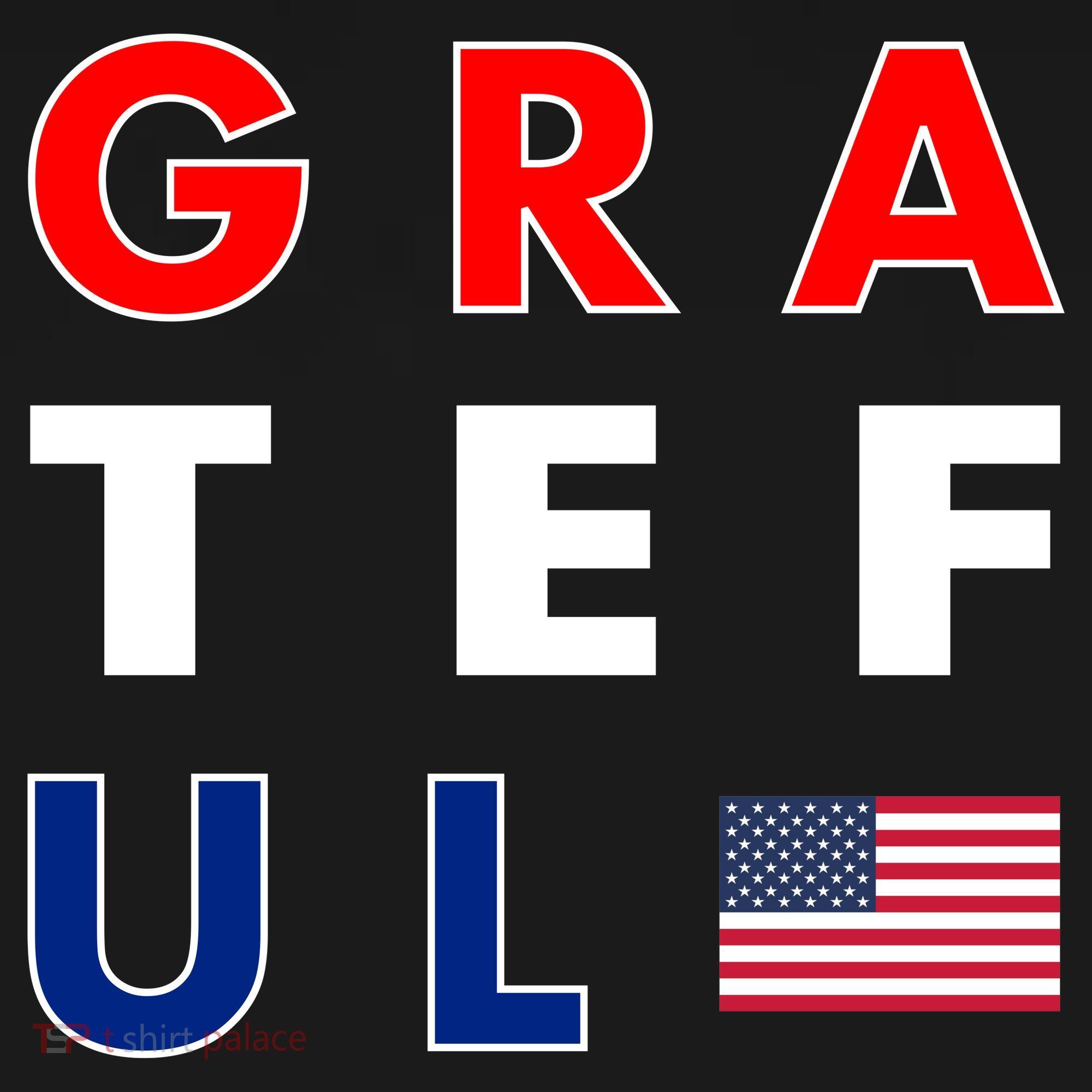 Grateful for America USA-Made Doggie Bandana