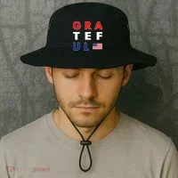 Grateful for America Bucket Hat thumb 2