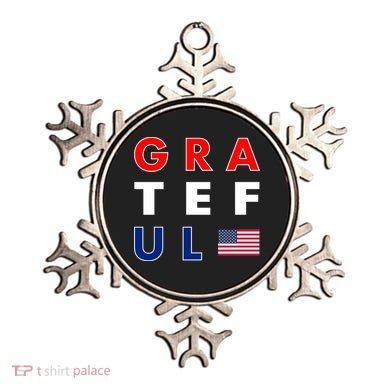 Grateful for America Ornament