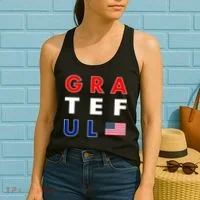 Grateful for America Women's Tank Top thumb 2