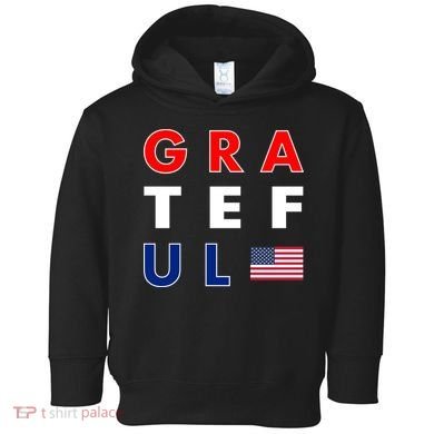 Grateful for America Toddler Hoodie