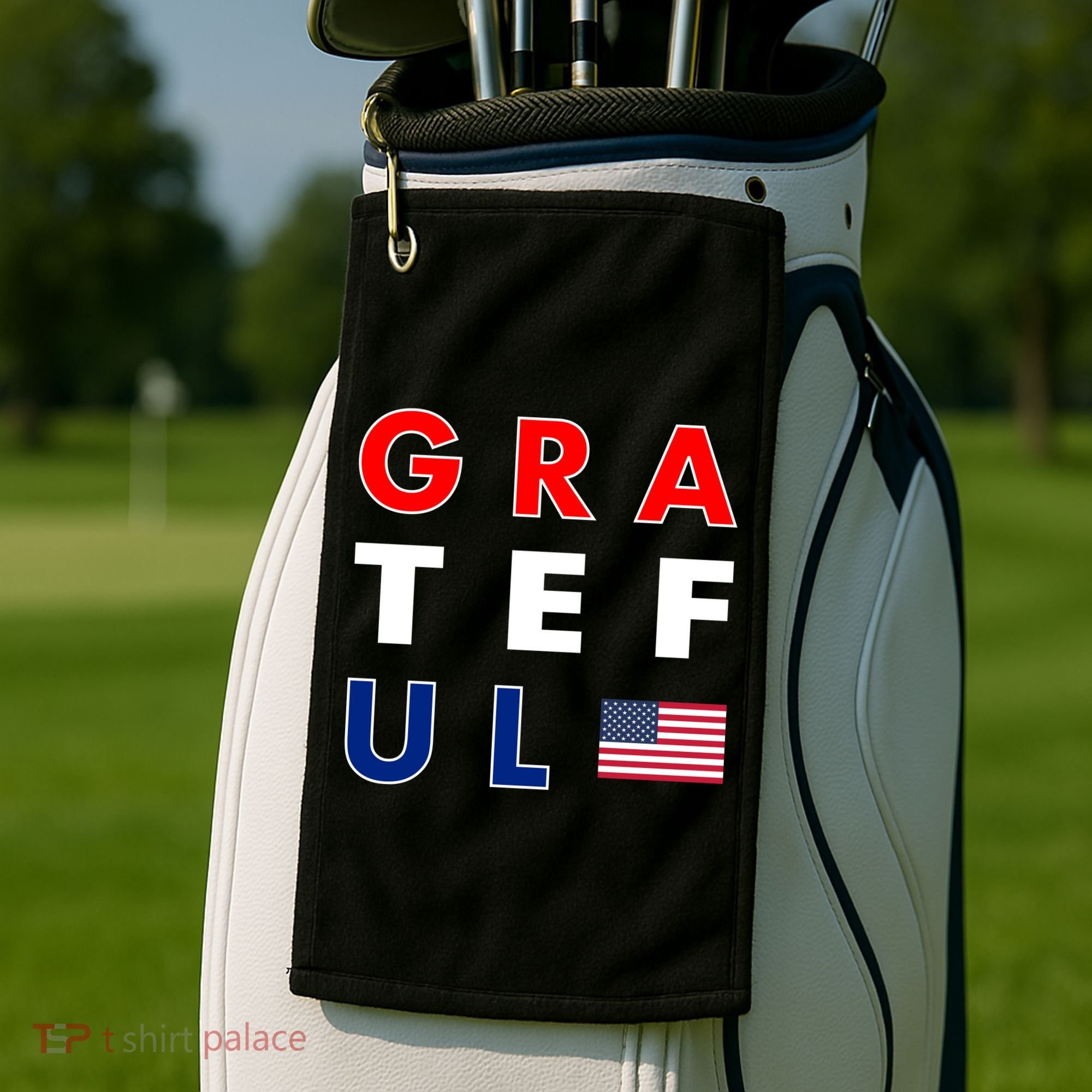Grateful for America Golf Towel