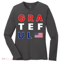 Grateful for America Women's Long Sleeve Shirt thumb 0