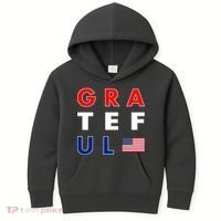 Grateful for America Kids Hoodie thumb 0