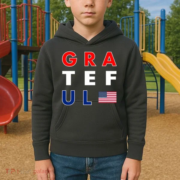 Grateful for America Kids Hoodie