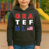 Grateful for America Kids Hoodie thumb 3