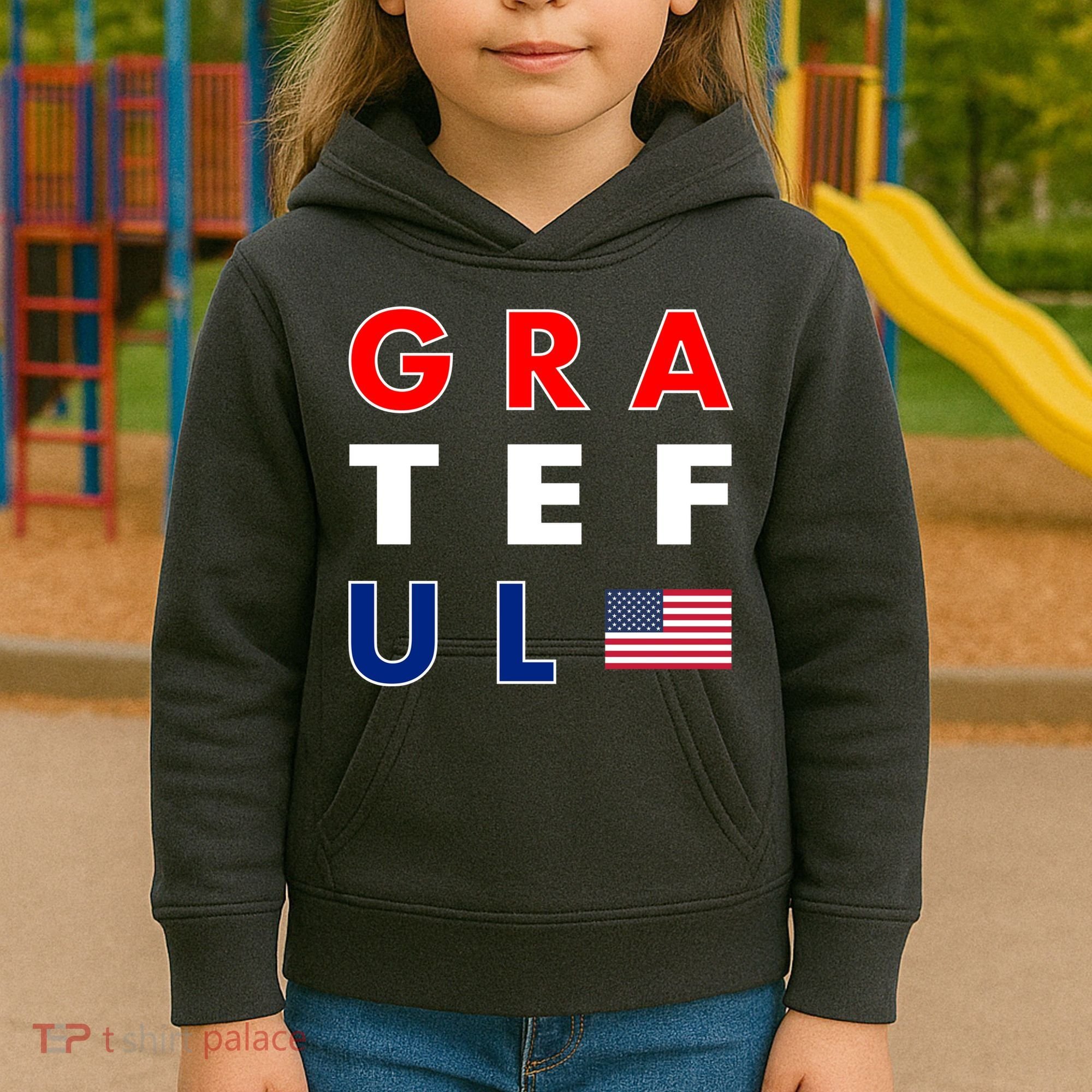 Grateful for America Kids Hoodie
