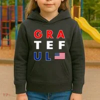Grateful for America Kids Hoodie thumb 3