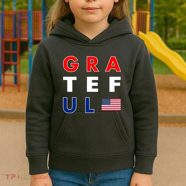 Grateful for America Kids Hoodie