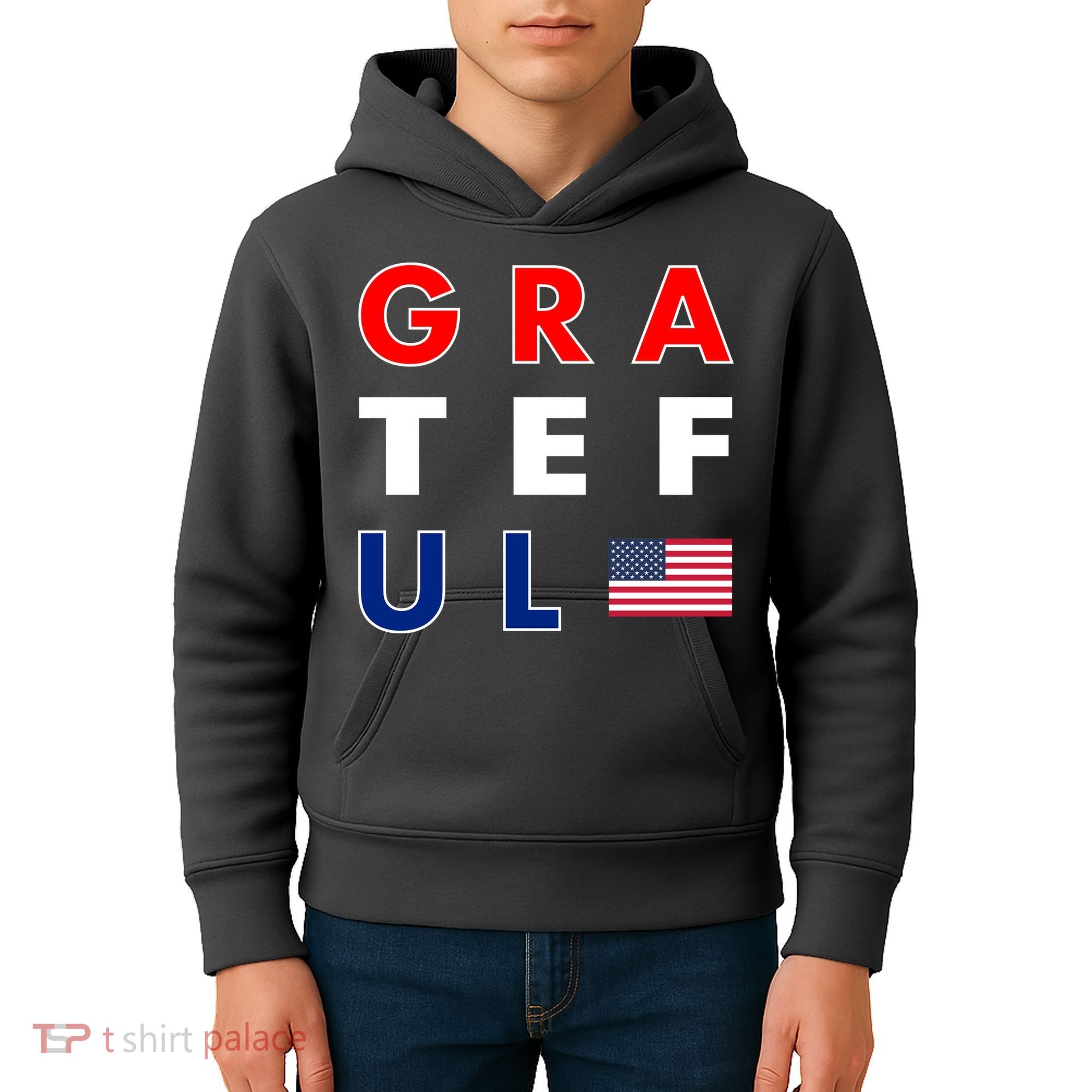 Grateful for America Kids Hoodie
