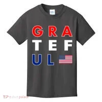 Grateful for America Kids T-Shirt thumb 0