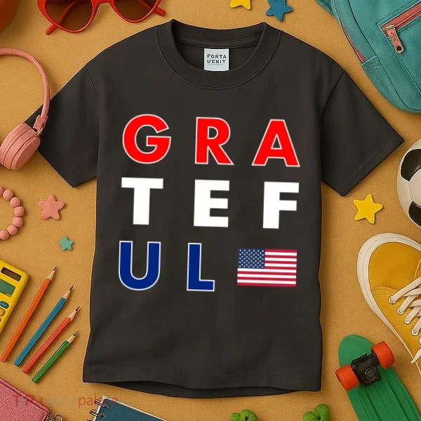 Grateful for America Kids T-Shirt