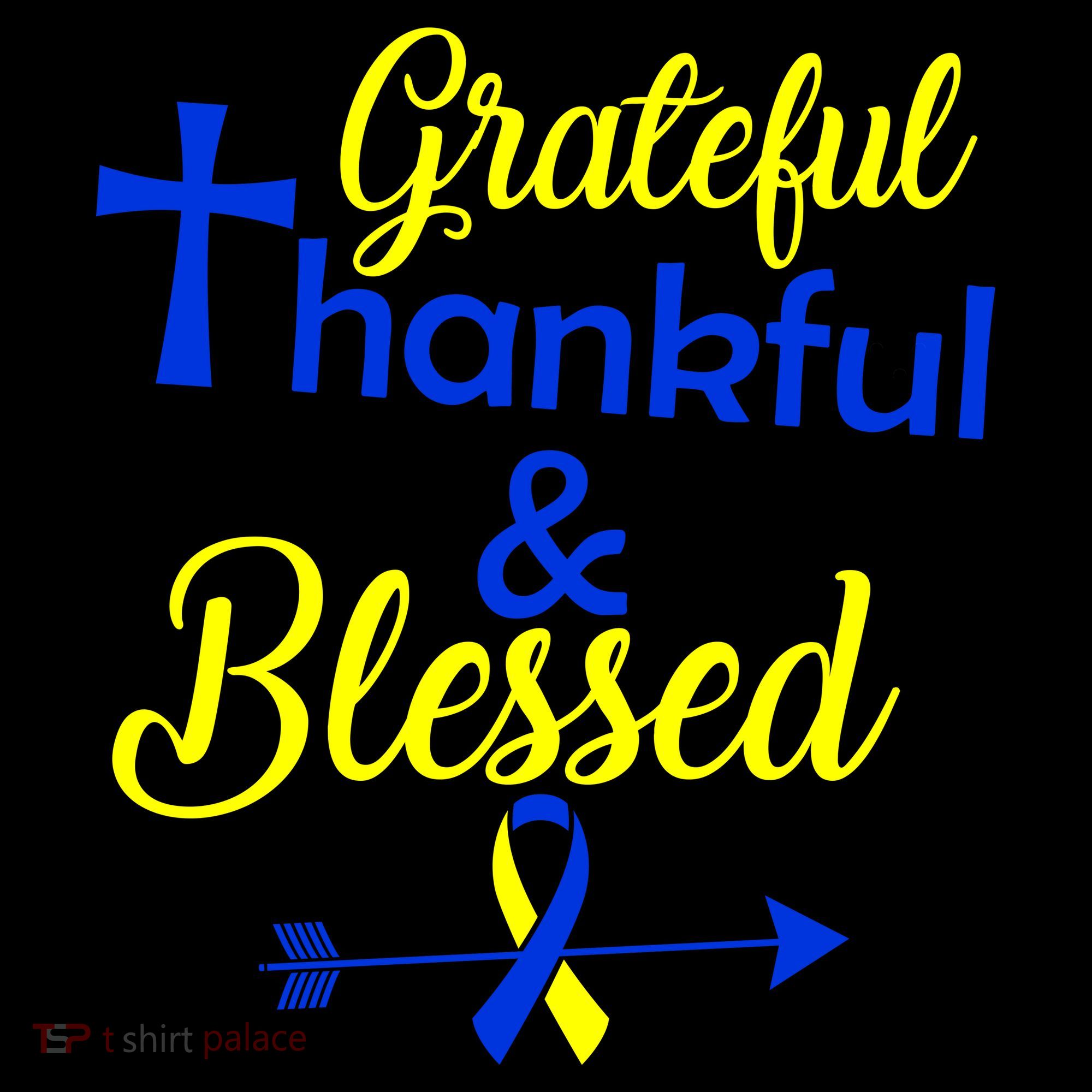 Grateful Thankful & Blessed Down Syndrome Coffee Mug