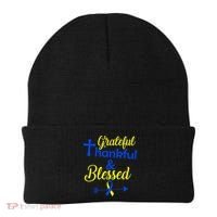 Grateful Thankful & Blessed Down Syndrome Beanie thumb 0