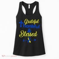 Grateful Thankful & Blessed Down Syndrome Women's Tank Top thumb 0