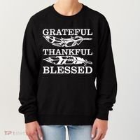 Grateful Thankful And Blessed Women's Sweatshirt thumb 0