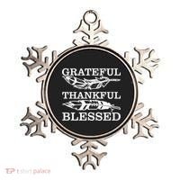 Grateful Thankful And Blessed Ornament thumb 0