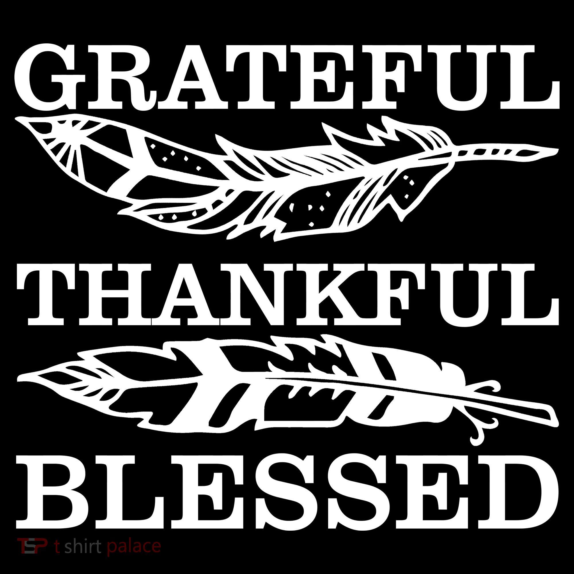 Grateful Thankful And Blessed Ornament