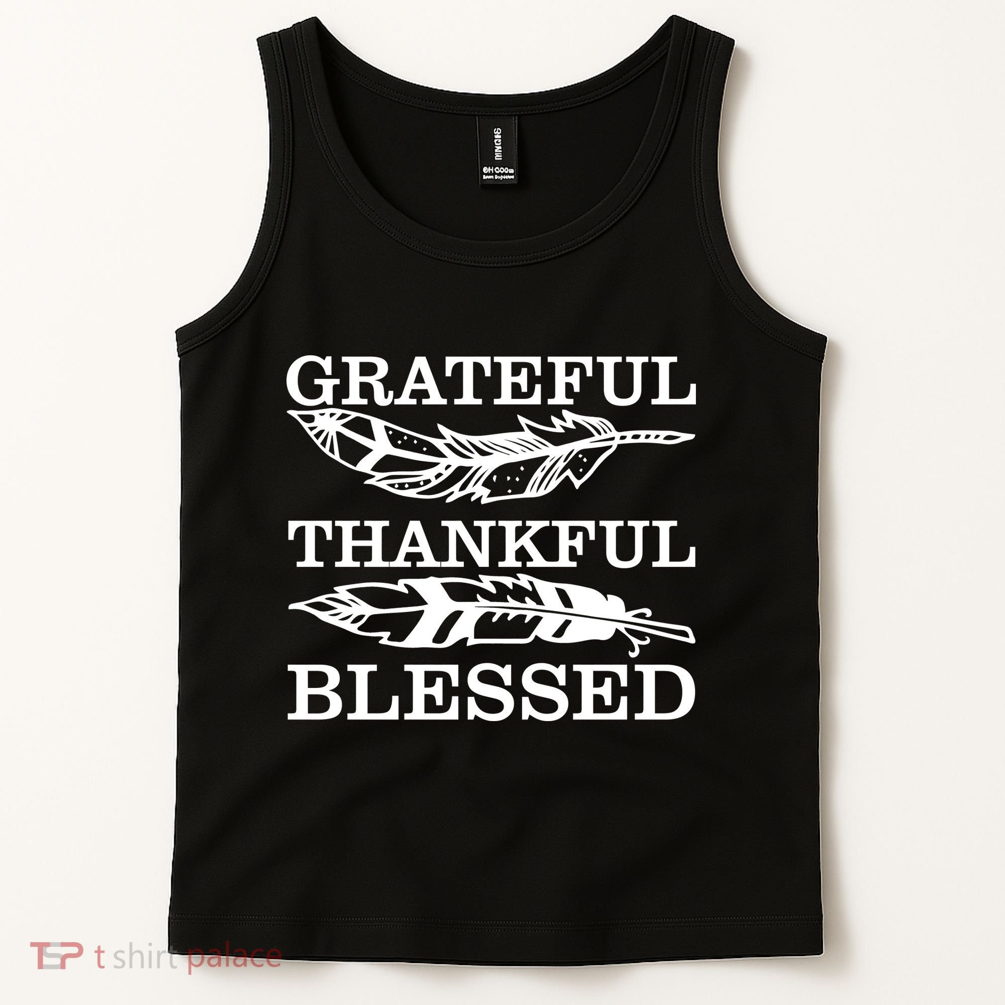 Grateful Thankful And Blessed Tank Top