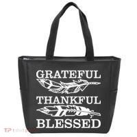Grateful Thankful And Blessed Tote Bag thumb 0