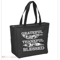 Grateful Thankful And Blessed Tote Bag thumb 2