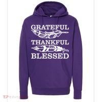 Grateful Thankful And Blessed Hoodie thumb 0