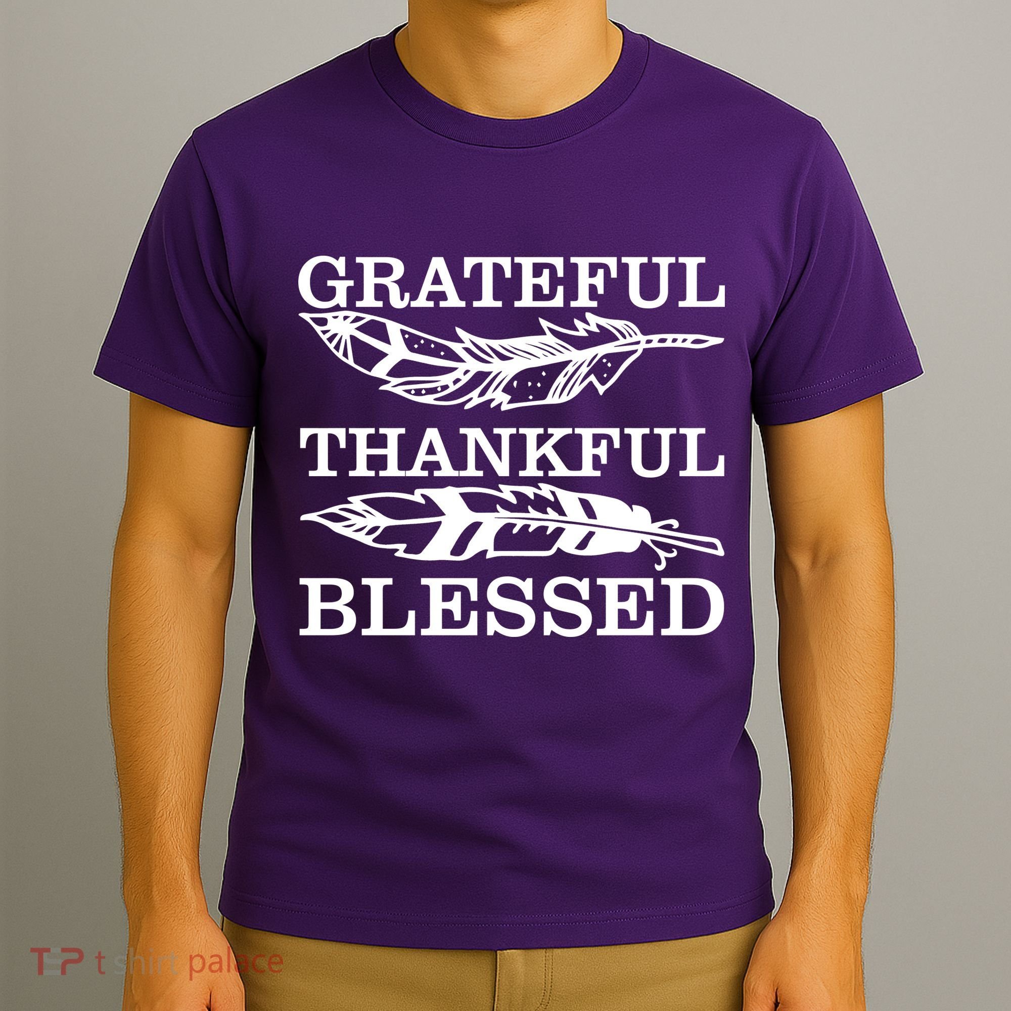 Grateful Thankful And Blessed T-Shirt