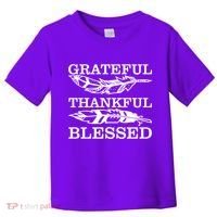 Grateful Thankful And Blessed Toddler T-Shirt thumb 0
