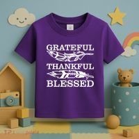 Grateful Thankful And Blessed Toddler T-Shirt thumb 3