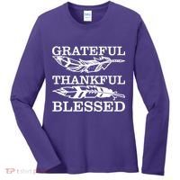 Grateful Thankful And Blessed Women's Long Sleeve Shirt thumb 0