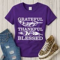 Grateful Thankful And Blessed Women's T-Shirt thumb 3