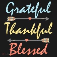 Grateful Thankful Blessed Colorful Thanksgiving Backpack thumb 2
