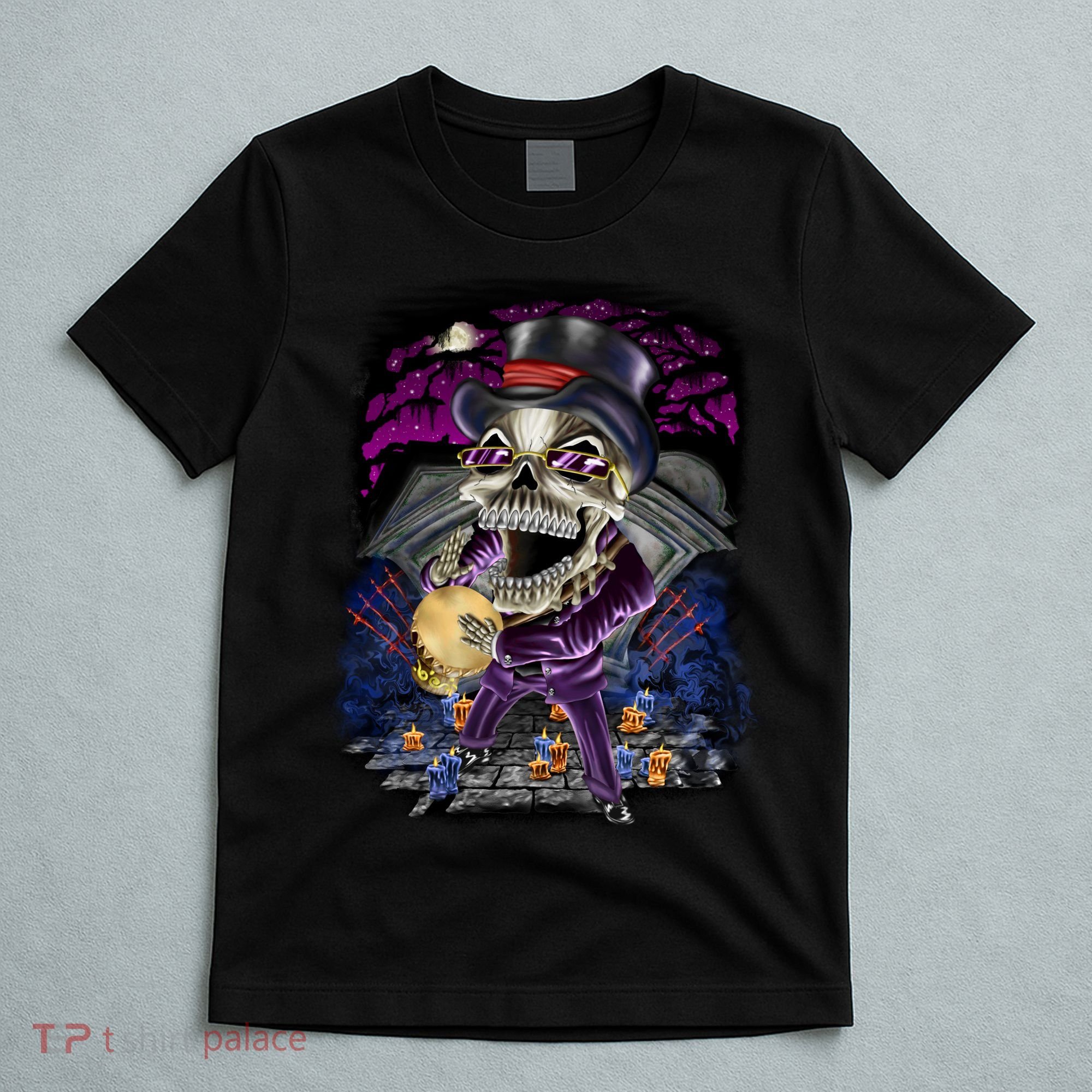 Graveyard Death Skull T-Shirt
